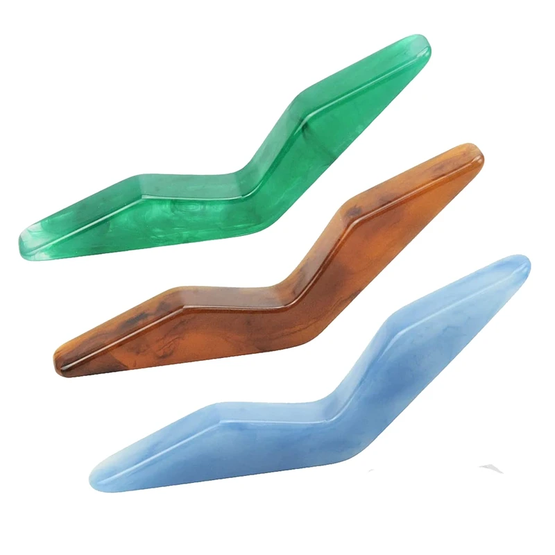 Sujetadores de pulgar de resina para Página, soporte de página de libro, utilizado para leer, marcador de pulgar transparente, 3 piezas