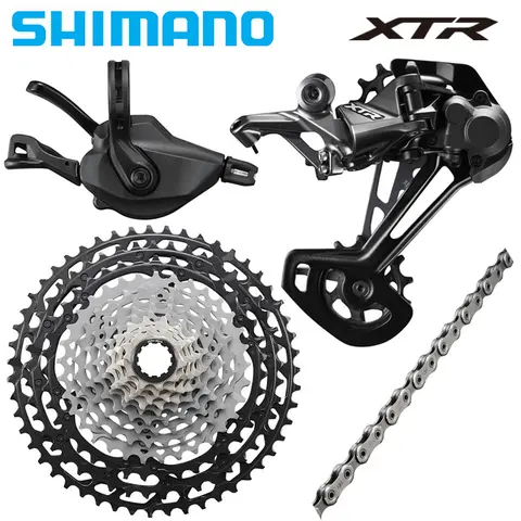 SHIMANO XTR M9100 1X12 Speed Groupset RD-M9100 Rear Derailleur SL-M9100 Shifter CS-M9101 Cassette 10-51T CN-M9100 Original Parts