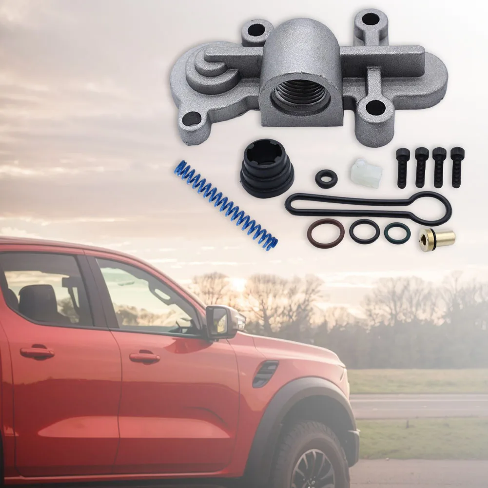 Fuel Pressure Regulator Kit Replaces 3C3Z-9T517-AG 3C3Z9T517AG Blue Spring Fuel Pressure Regulator for Ford 6.0L 2003-2007