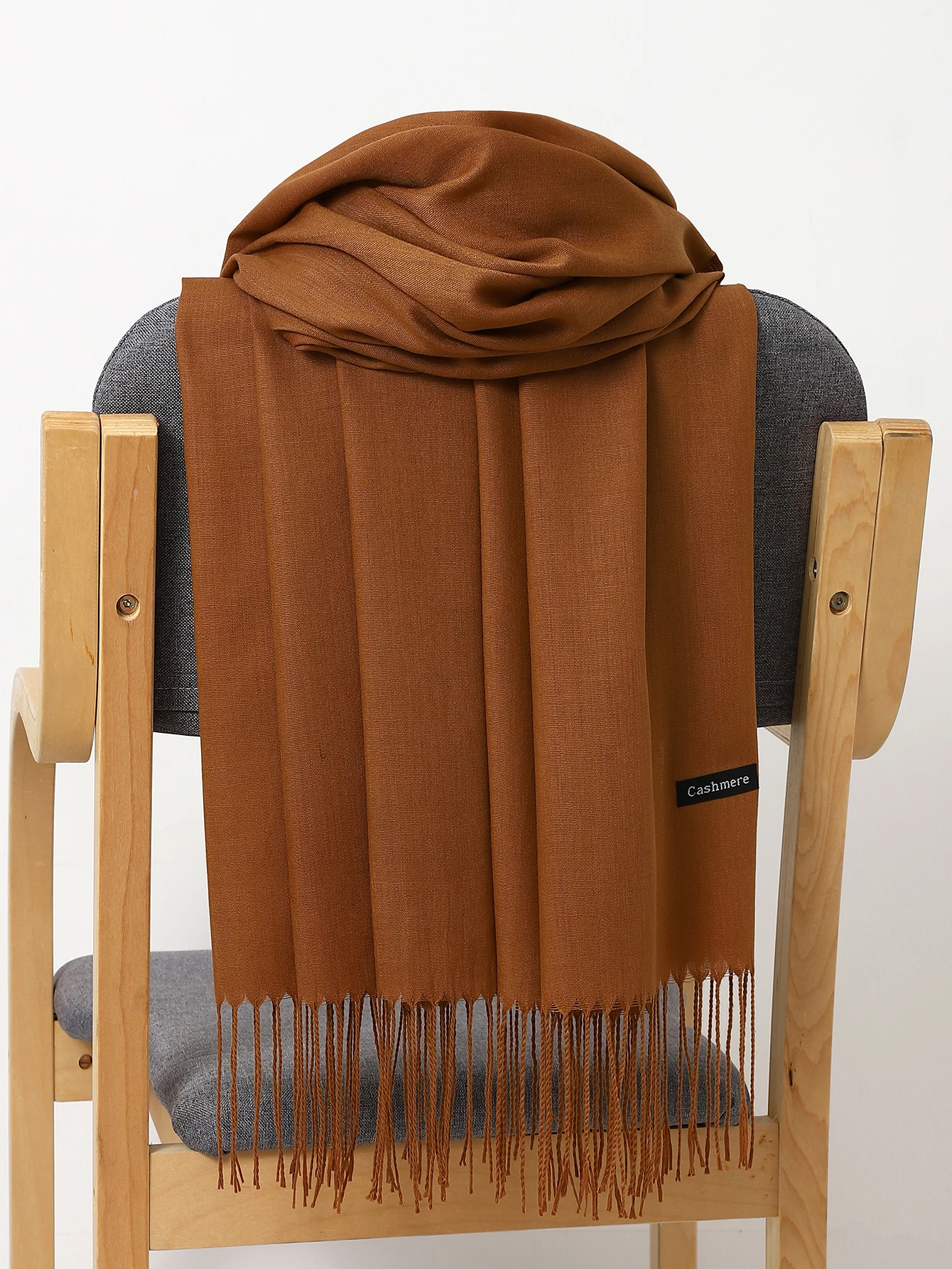 Szal damski z kaszmiru w jednolitym kolorze, miękki, o wymiarach 180*70 cm, chusta, narzutka, pashmina na jesień i zimę, unisex, damski hidżab, opaska na głowę, darmowa wysyłka