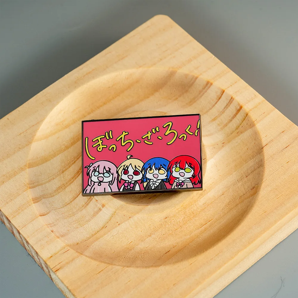 Anime BOCCHI THE ROCK! Association Cosplay Costume Badge Pin Accessories Backpack Pendant Metal Prop Brooch Gift