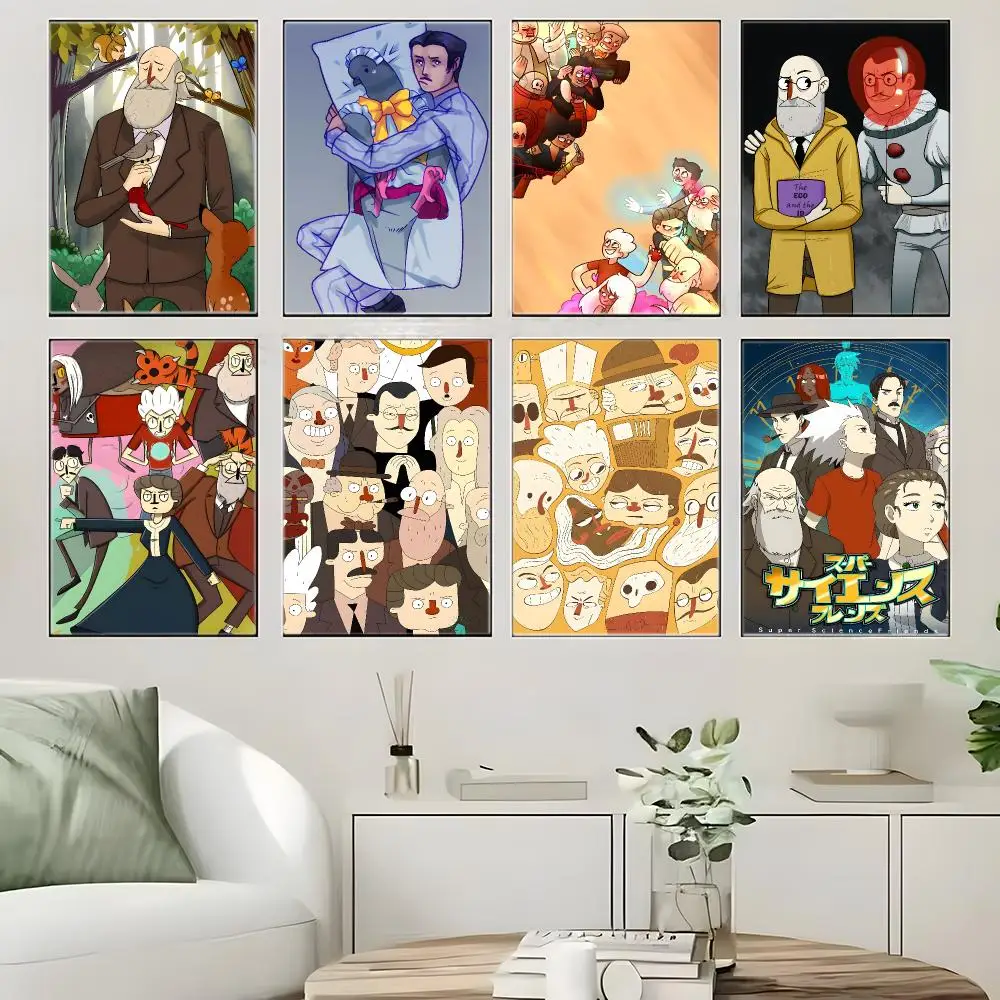 Scifi Cartoon S-Super Science Friends Poster Crease Free Waterproof Durable All Space Wall Decor