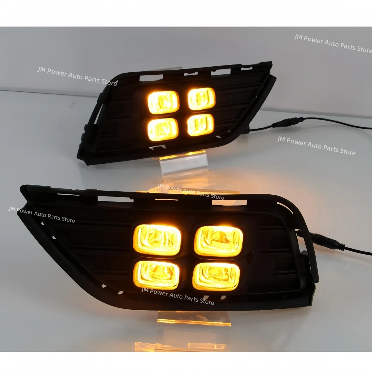 For Roewe RX5 2016-2018 Daytime running light Turn signal light Modification Front fog lamp Decorative lights Automobile parts