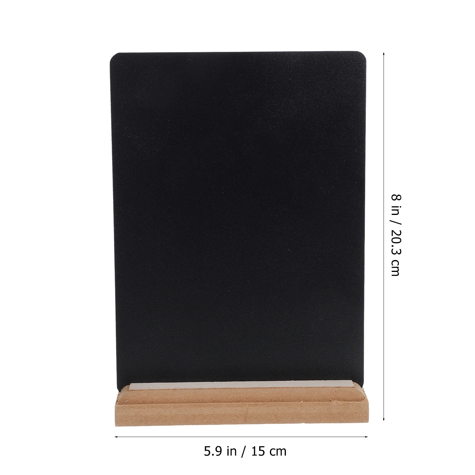 Mini tableau noir Double face pour mur, panneaux de chevalet en bois, Table alimentaire, 2 pièces