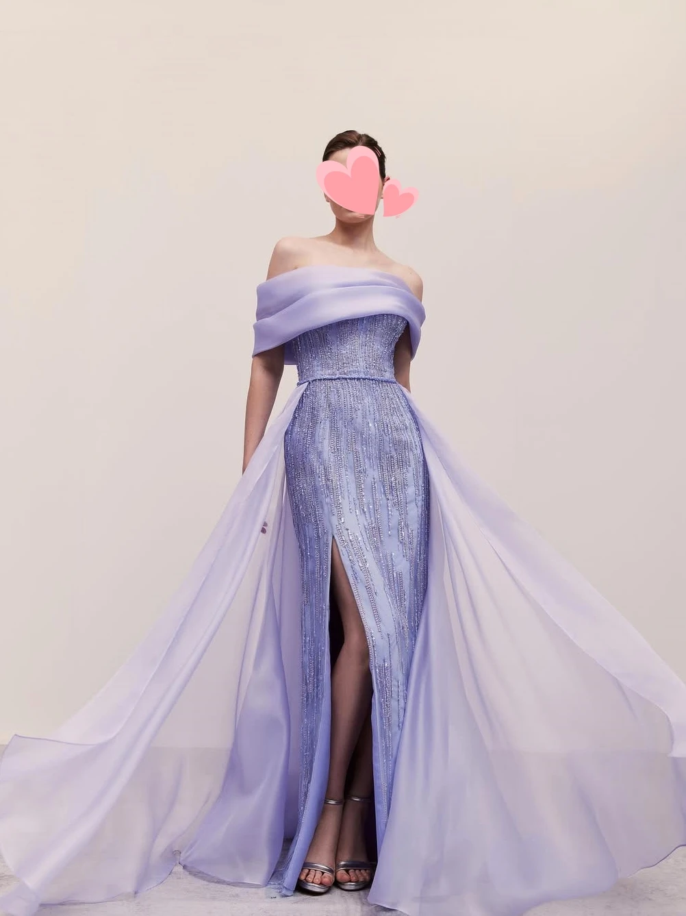 

Oisslec Prom Dresses Elegant Vintage Sweet Lilac Beads Lace Boat Neck Customized Formal Occasion Prom Dress Evening Party Gowns