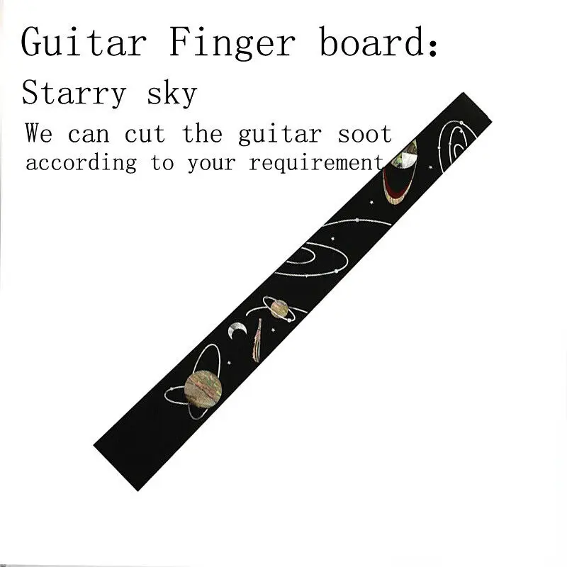 Ebony Colour Shell Finger Board Acoustic Guitar Fingerboard Wood Materialng