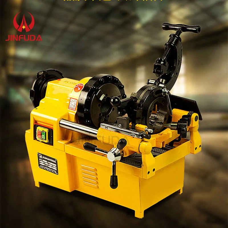 2 Inch Pipe 220V Electric Heavy Duty Desktop Threading Machine Portable Pipe Tapping Tool