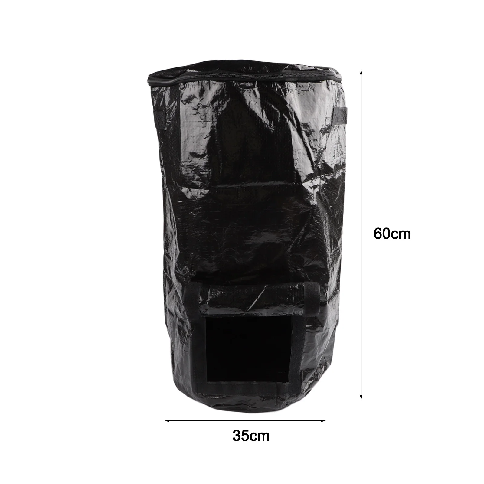 Outdoor Waste Disposal Reusable Compost Bag Easy-Access for top for zip Lightweight Compost Bin Portable Composting Solution