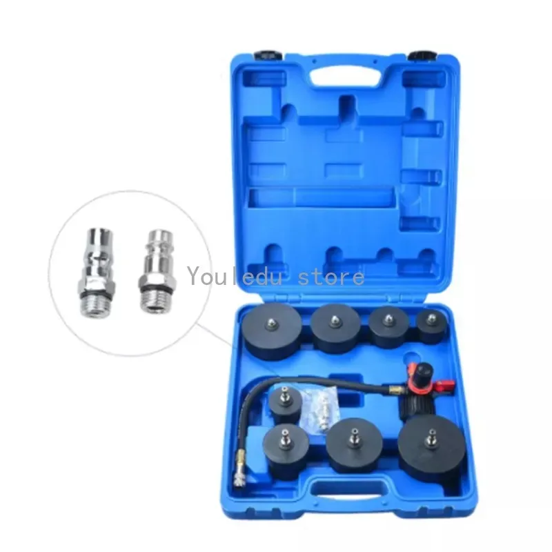 9 Piece Turbo System Leakage Tester Tool Set Turbocharger Turbo Boost Leak Tester 1-3/8