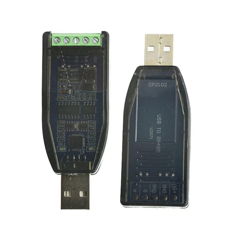 High Performances USB to RS485 Converter Compatible for Win8/10 Shock Resistant Plastic Shell Stable Data Transfer 83CF