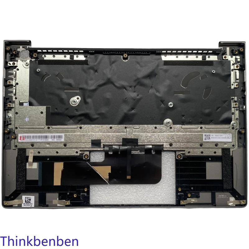 US English Mineral Gray Keyboard Upper Case Palmrest Shell Cover For Lenovo ThinkBook 13s G3 ACN ThinkBook 13s G2 ARE 5CB1B02544