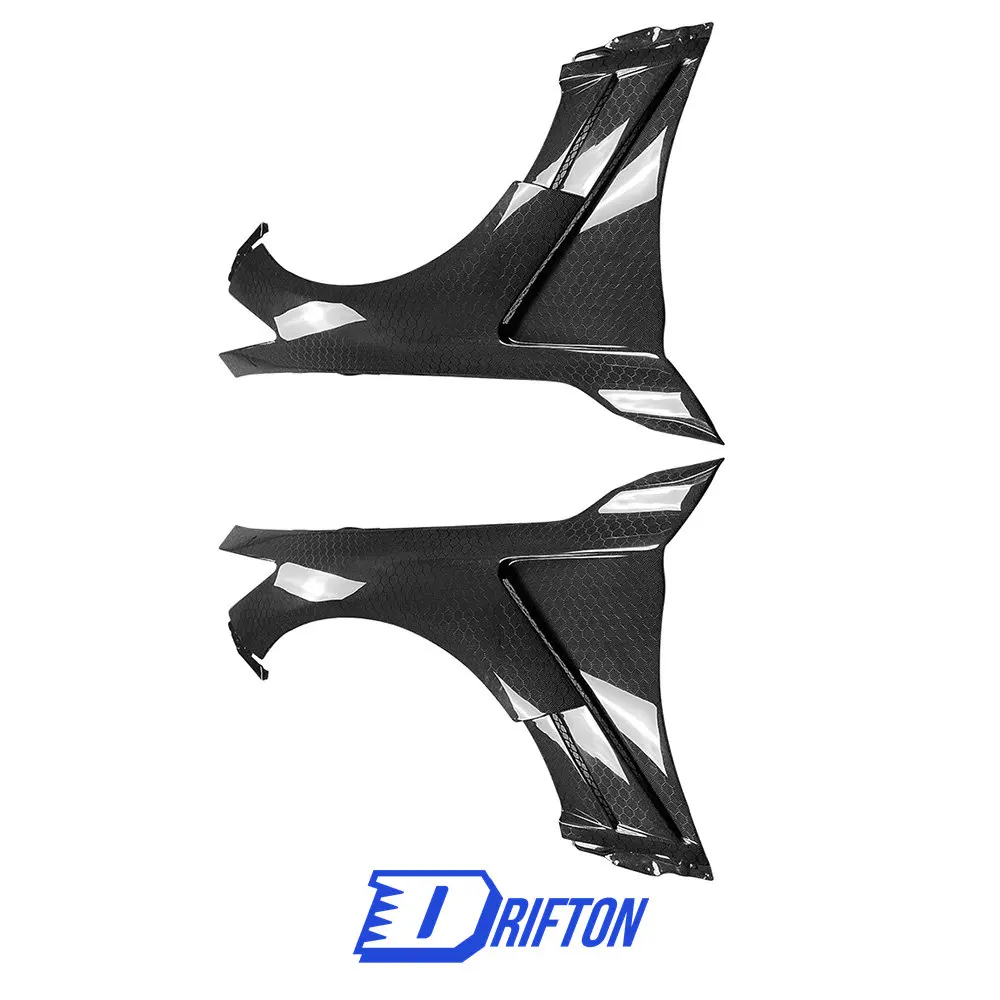 

[free ship] HoneyComb Carbon Fiber Vented Style Front Fender For INFINITI Q50 Bodykit Body Kits 2013 2014 2015 2016 2017 2018