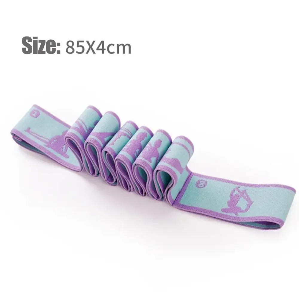 Yoga Stretching Belt Dance Stretching Band fasce elastiche di resistenza Yoga Home Pilates esercizio Pull Strap Belt Fitness Sport