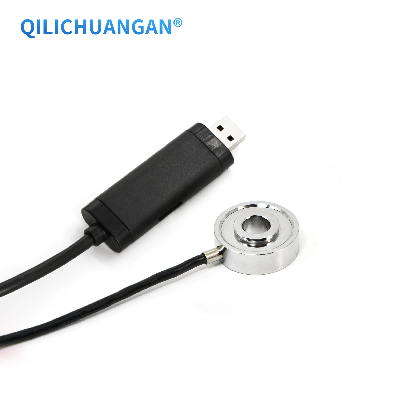 Ring-Shaped Load Cell with USB Output Cable and Visualization Software Package