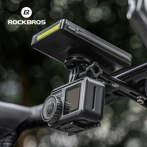 Imagen 2 del producto ROCKBROS bicicleta Powerbank luz 5000mAh 10000mAh tipo C relámpago MicroUSB lámpara de ciclismo luz delantera manillar faros de bicicleta