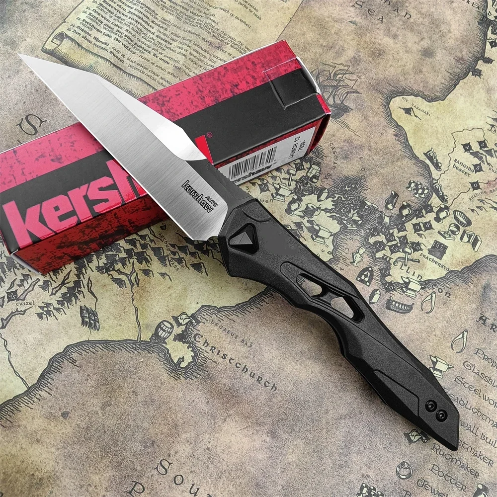 New Orange/Black KS 7650 Launch 13 Pocket Knife Nylon Handles Self Defense Utility Hunting Outdoor Easy To Carry Knives