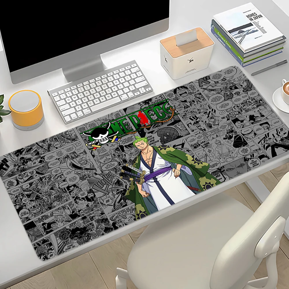 Gaming Mouse Pad Anime Manga PC Gamer Desk Mat O-One Piece Non-Slip Rubber Mousepad for Office Laptop Computer Accessories