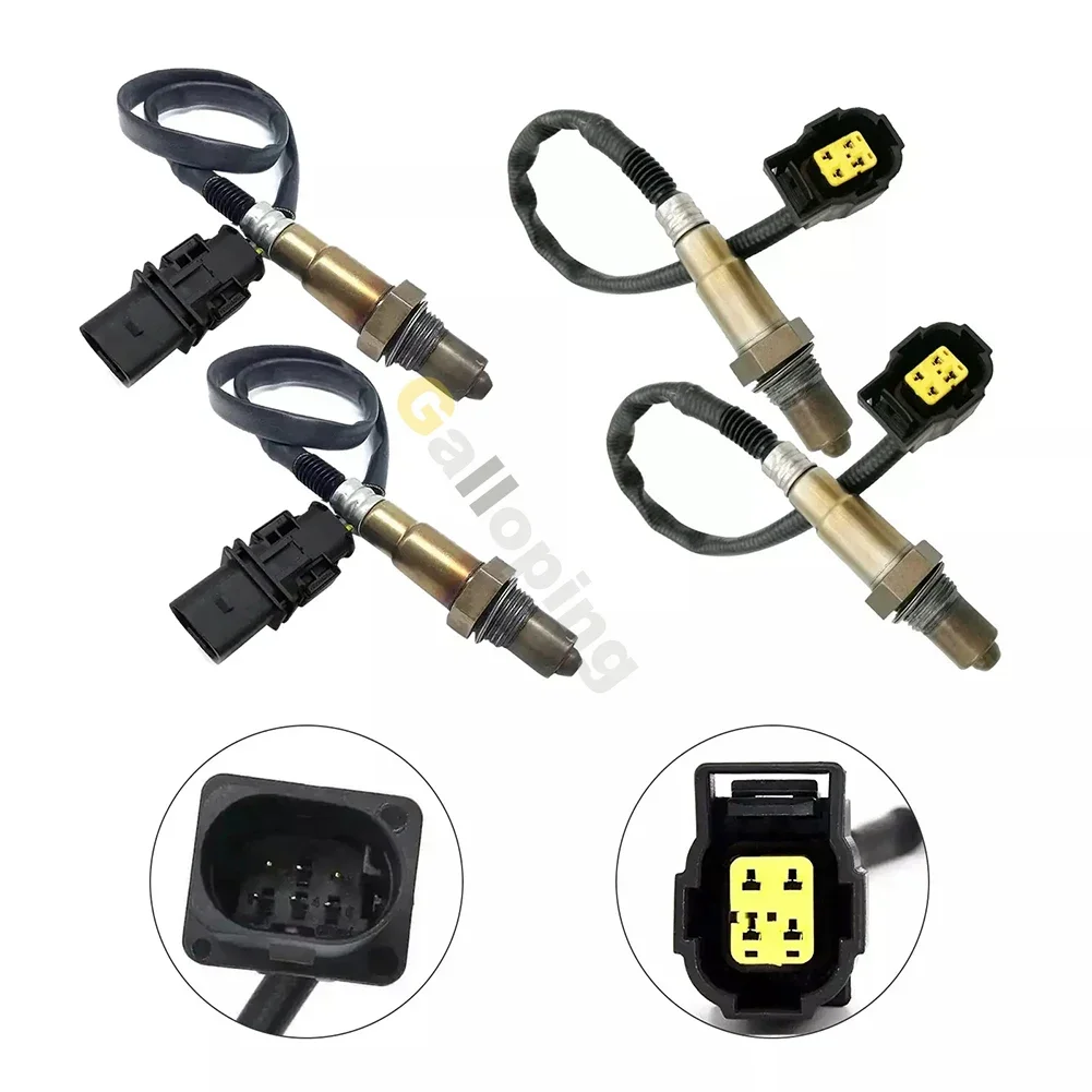 4pcs O2 Oxygen Sensor 1 2 Bank 1 2 for 2006 2007 2008 2009 2010 2011 Mercedes-Benz ML350 3.5L  V6 Upstream Downstream Front Rear