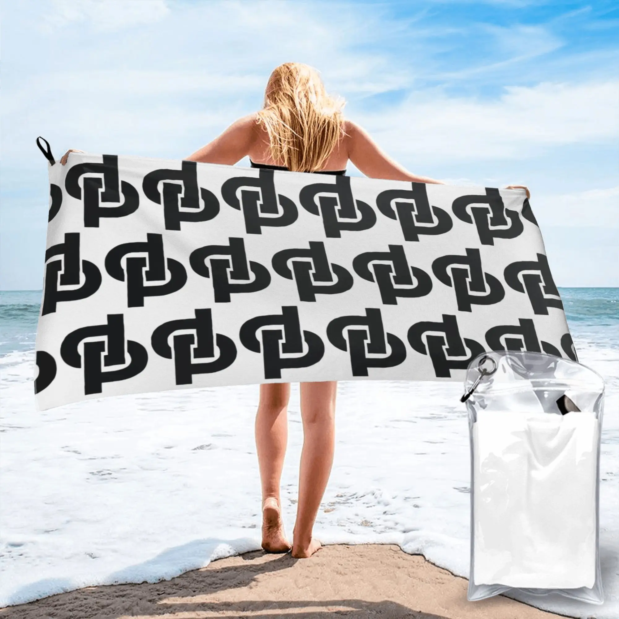 

Пляжное полотенце Jul - Dp из мягкой микрофибры, быстросохнущее, впитывающее, для ванной