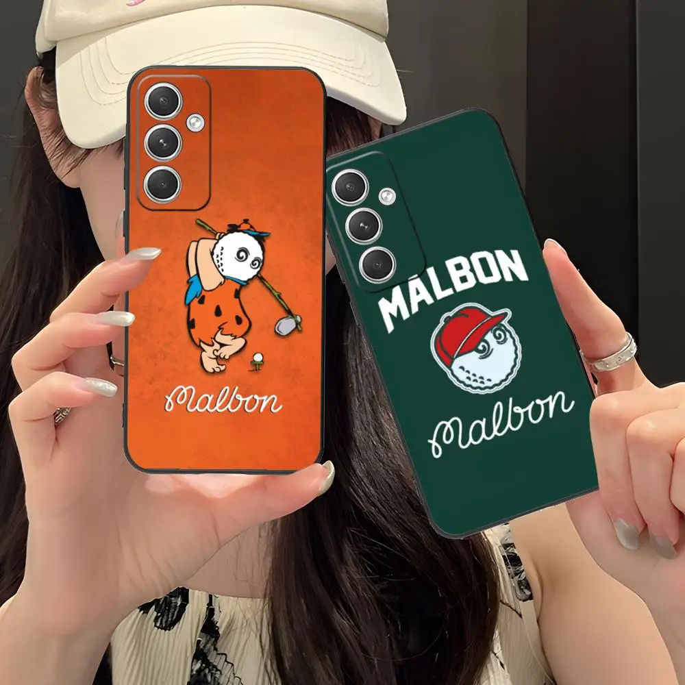 حافظة هاتف فاخرة D-Malbons-S لهاتف سامسونج جالاكسي S25 S24 S23 S22 S21 S20 نوت 20 Plus FE غطاء حماية فاخر فائق اللون