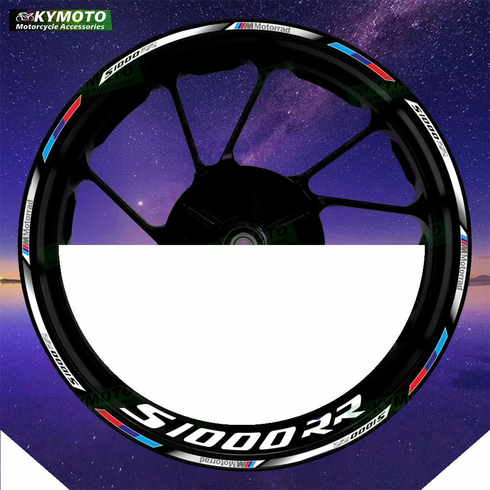 

For S1000RR S 1000RR HP4 motorcycle accessories 17-inch front and rear wheel stickers fairing wheel reflective decals decoration