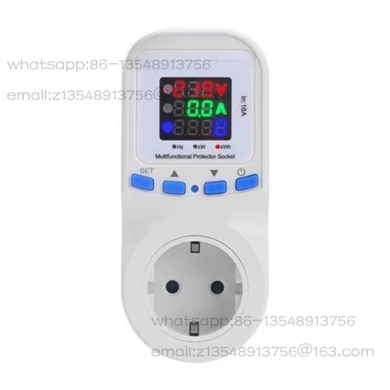 Compatible with European LYS-1-VAE metering socket Over-undervoltage protection socket large-screen spot quick delivery
