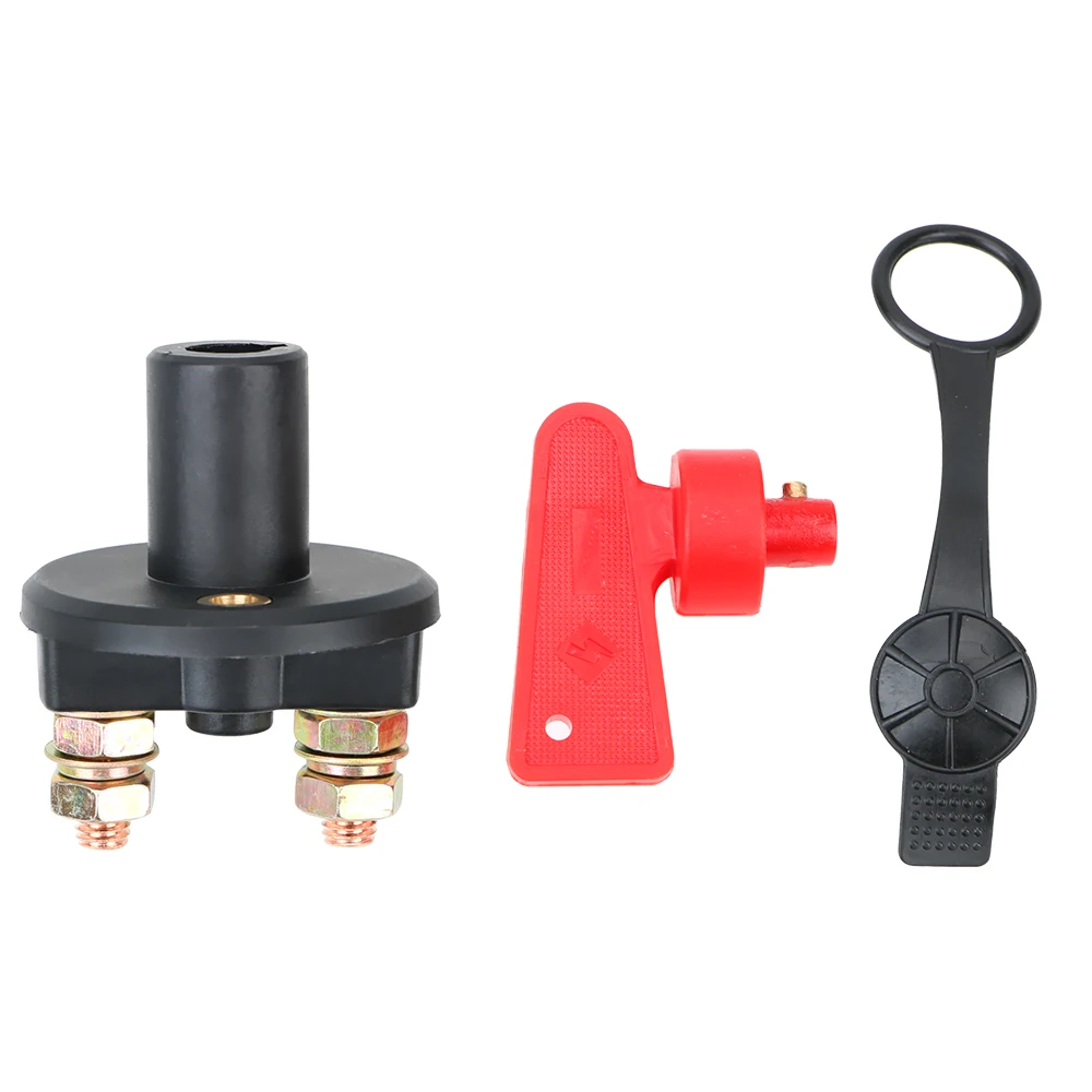 Power Isolator 1 Removable Keys Car Battery Disconnect Switch Cut Off Kill Switch For Truck Boat Marine ATV Car Accessories