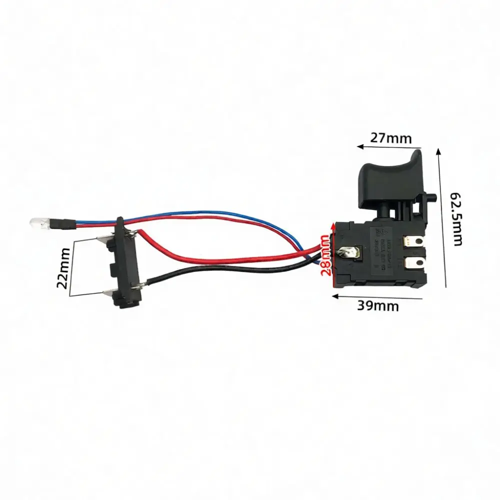 Universal Power Switch For 21V Cordless Electric Wrench Drill Replacement Parts Repairing Tool Accessory Component