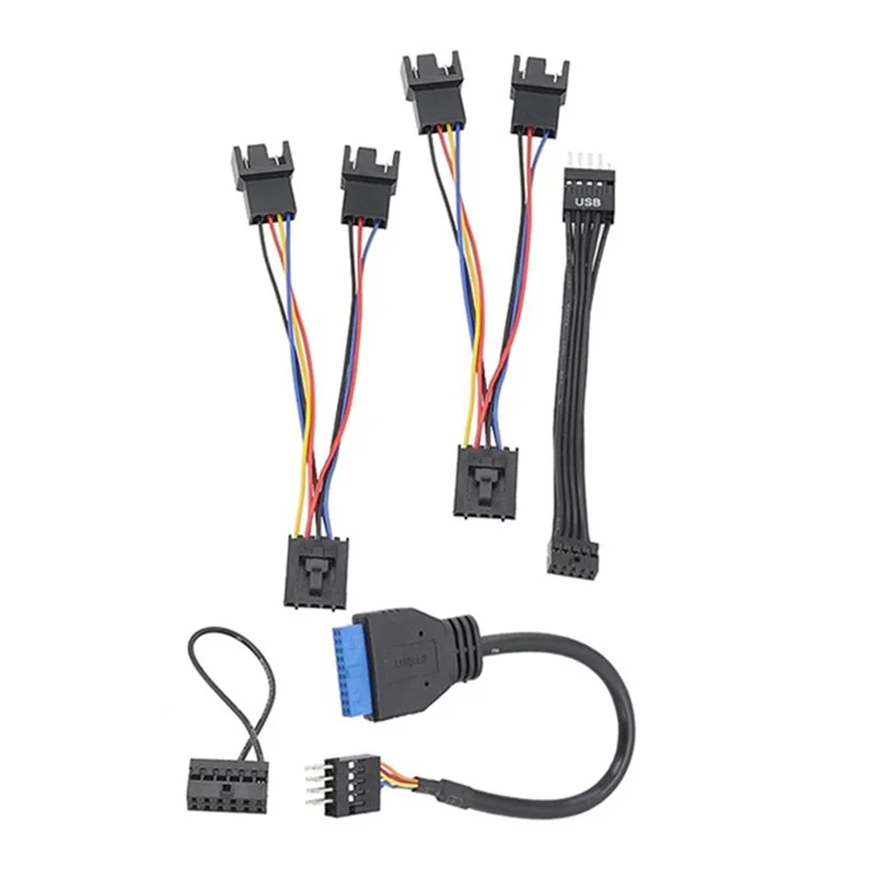 SR-For DELL Optiplex 7020 SFF اللوحة الأم ATX كابل محول الصوت الأمامي محمية USB كابل التبديل