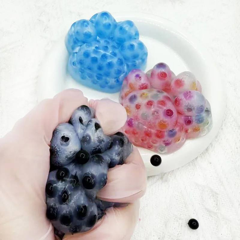 Nuova Zampa di Gatto Spremere Brufoli Giocattoli di Decompressione Divertente Spremere Zampa di Gatto Compulsione Giocattoli di Sfiato Spettrale Alleviare Lo Stress Agitarsi Giocattoli