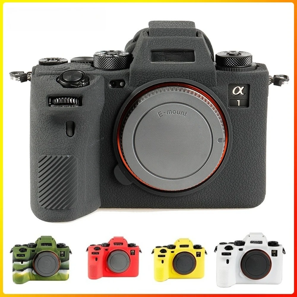 

High Quality Soft Silicone Rubber Camera Protective Body Case Skin For Sony A1 Camera Bag protector cover