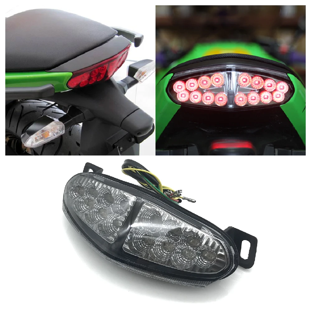 

Fit for Kawasaki Ninja 650R ER6N ER6F ER-6N ER-6F 2009-2011 Motorcycle Taillight Rear Brake Turn Signal Integrated Tail Light