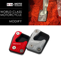 For Streetfighter V4/S/SP New Motorcycle Accessories Side Stand Enlarge Kickstand Enlarger Support Extension V4 V4S V4SP
