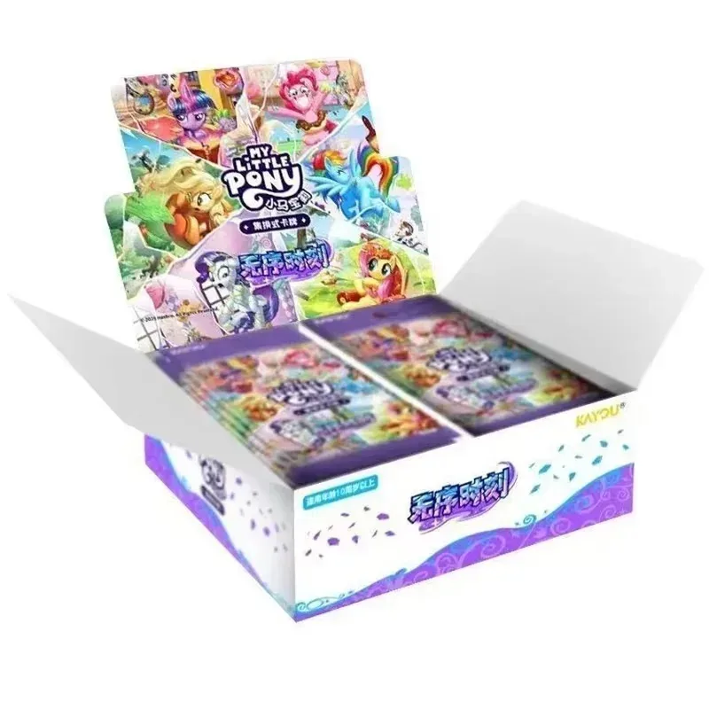 NIEUWE KAYOU My Little Pony Kaarten Engels Goede Maanlicht Sterren Leuke Schaduw Cadeaudoos serie Schattige Anime Verzamelkaarten Speelgoed Cadeaus
