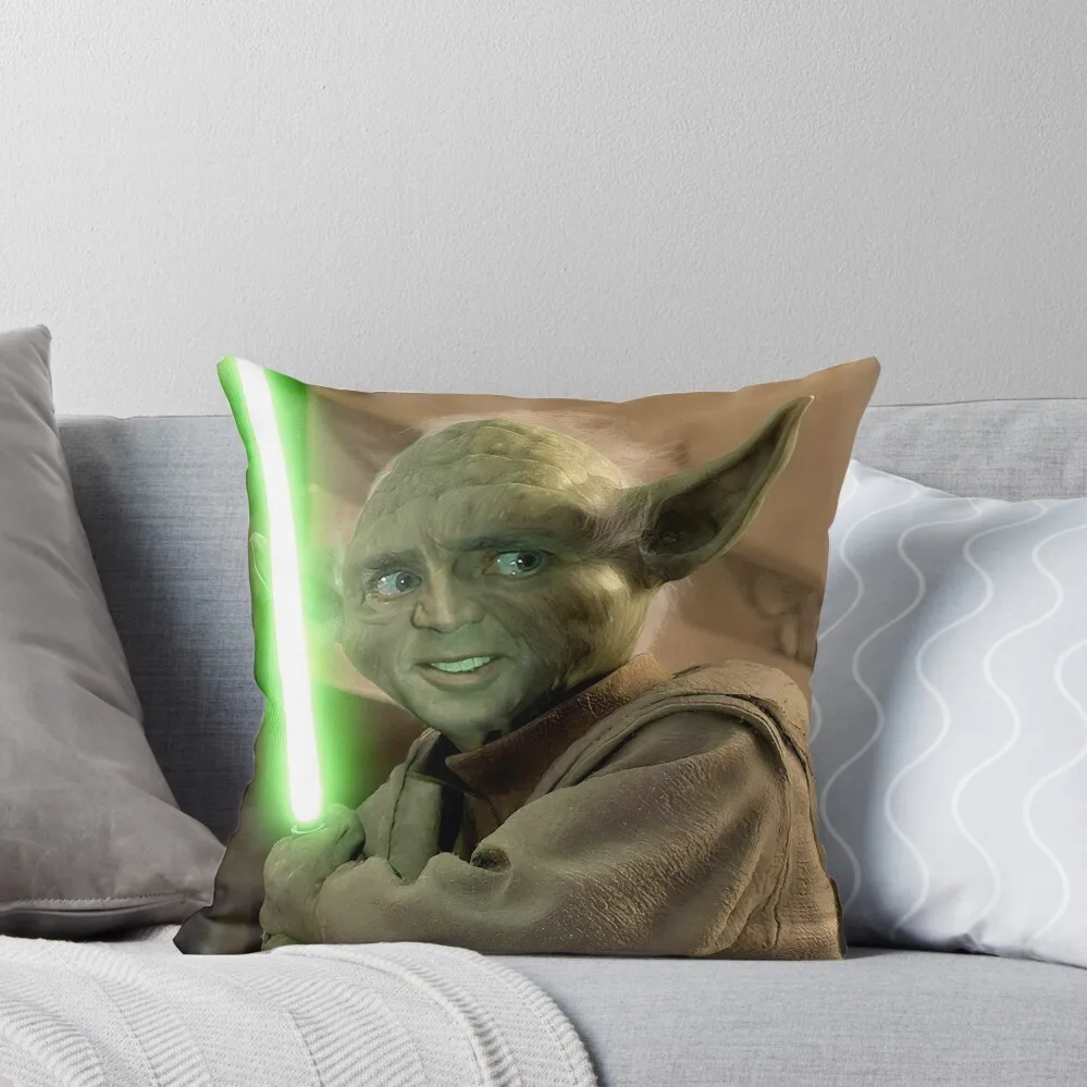 

Nicolas Cage Yoda Photoshop Throw Pillow Pillow Covers Decorative Anime Christmas Covers For Cushions Pillow Decor