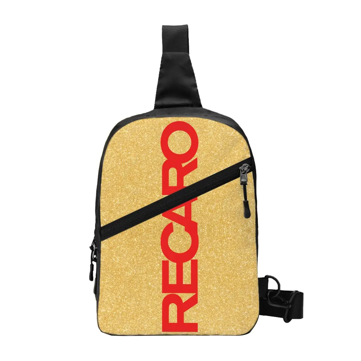 Recaros Logo Sling Brusttasche maßge schneiderte Schulter Cross body Rucksack für Männer Radfahren Camping Tages rucksack