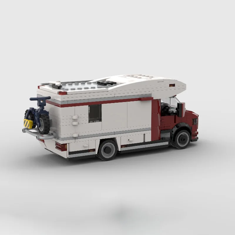 Geschwindigkeit Hypercar Modell MOC Bausteine Urlaub Camping RV Modulare Technologie Geschenke Urlaub Montieren Kinder Spielzeug Anzug