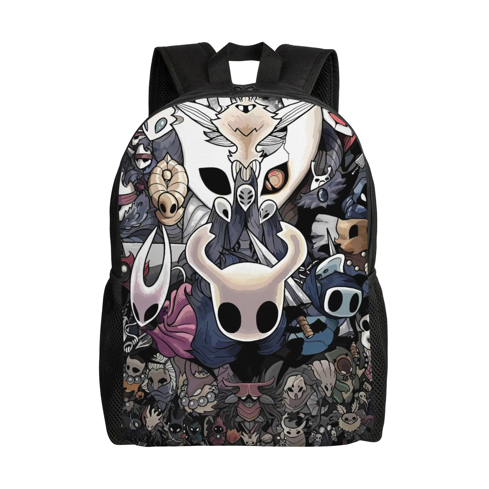 

Рюкзак с 3D-принтом Hollow Knight, молодежный спортивный рюкзак из полиэстера, мягкий модный школьный ранец