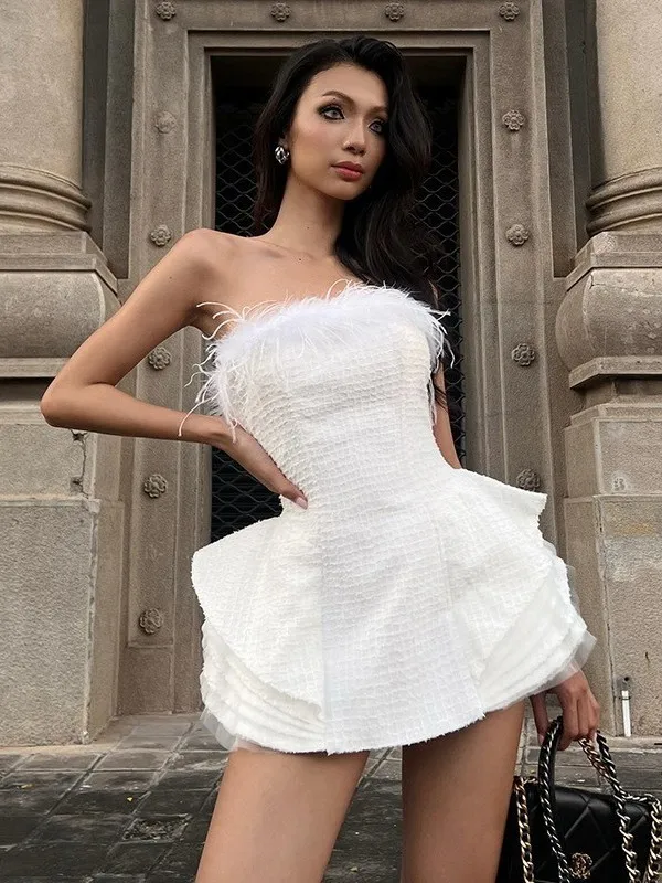 

Женское платье-бюстье с высокой талией, без рукавов, А-силуэт, для подружек невесты, цельное, для торжественных мероприятий