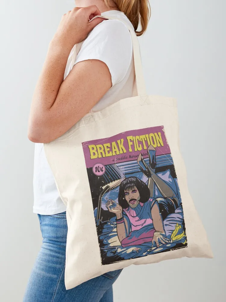 

Break Fiction Tote Bag canvas shopping bag cute tote bag Handbags women sacs de shopping