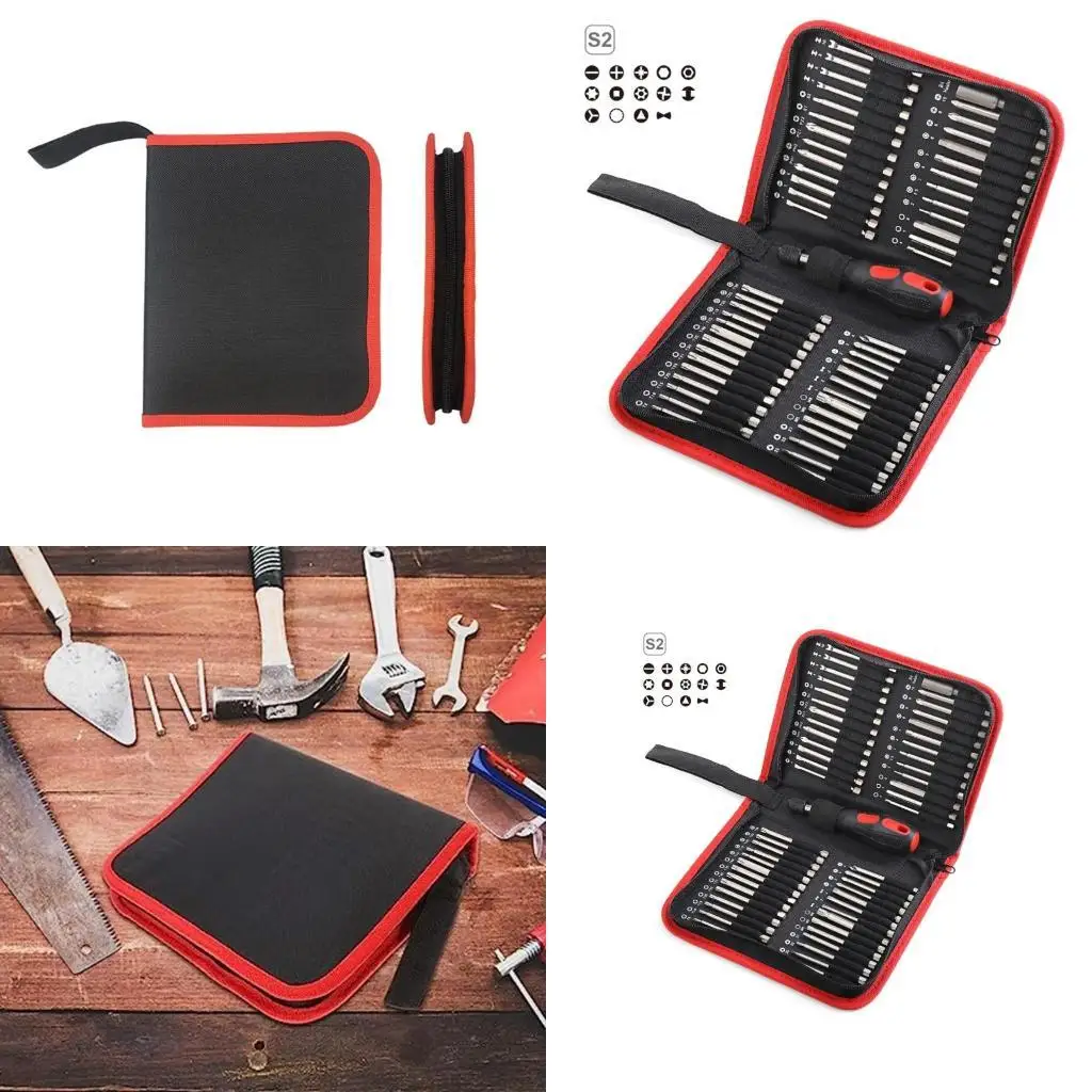 

Y1UD Durable Oxford Cloth Wrench Drill Bit Storage Bag for Hardware Tools and Home Use