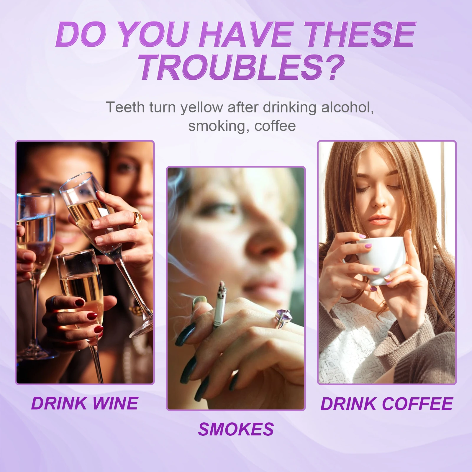 Purple Teeth Whitening Strips - Teeth Whitening With Coconut Oil recension och pris