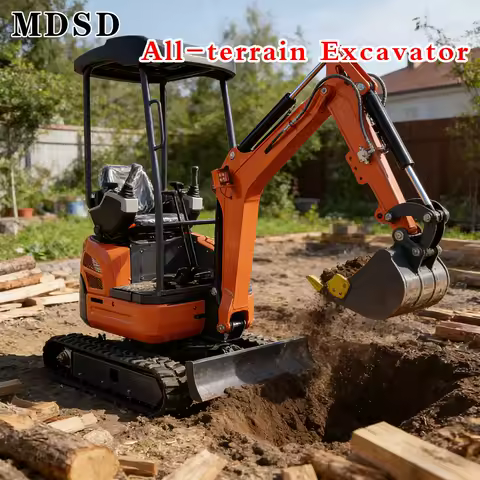 1.2 Ton Mini Excavator For Garden Farm Road Construction Hydraulic Small Digger Euro5 EPA Engine 2 Ton Small Digger CE Certified