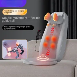 Electric Massage Pad Neck Massage Massager Waist and Neck Dual-purpose with Remote Control Plug Style