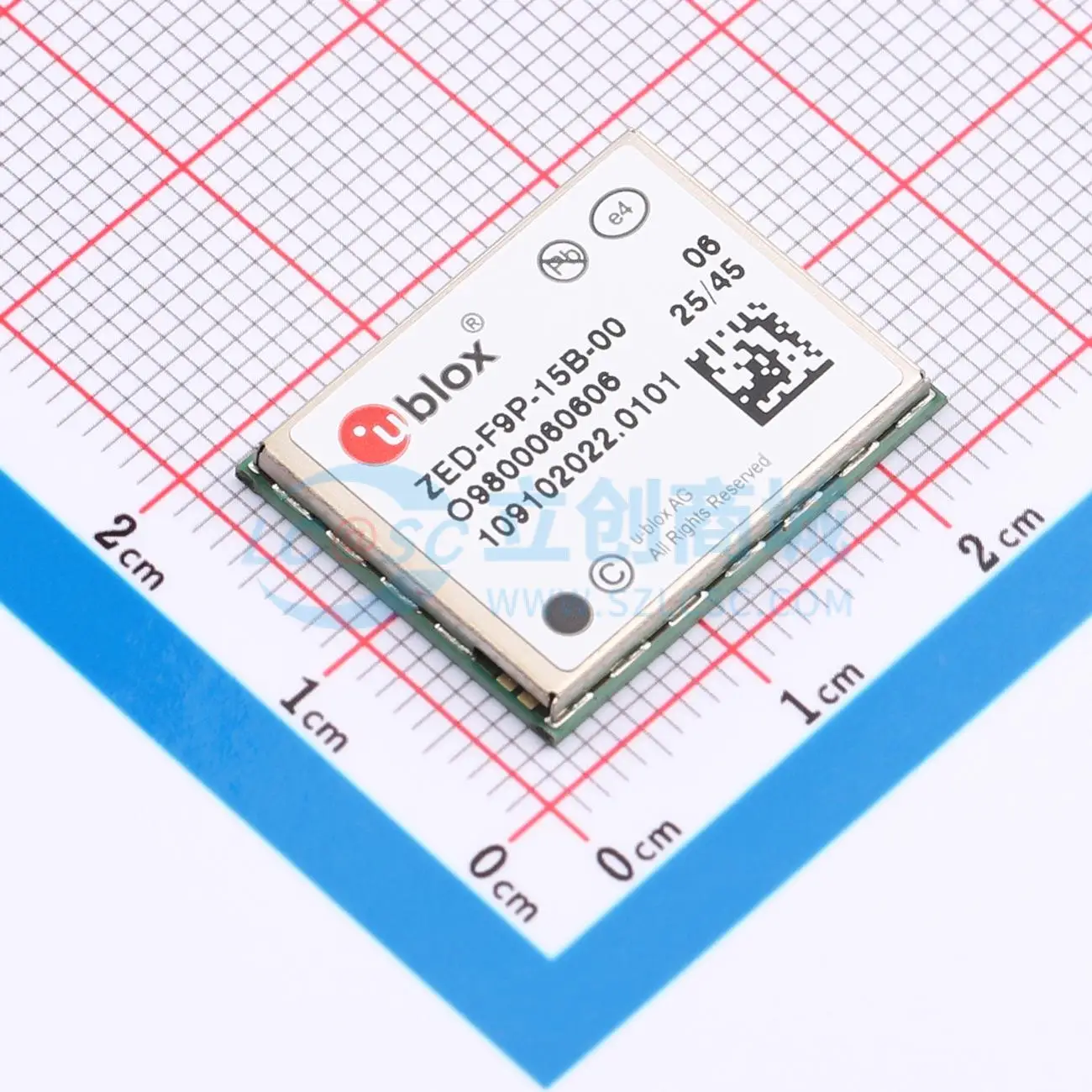 1pcs ZED-F9P-15B SMD GNSS GPS BDS Positioning Module for Smart Home System
