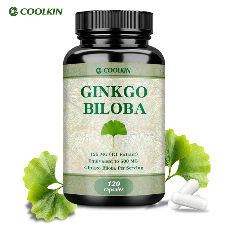 Ginkgo Biloba Capsules - Focus Brain Memory Metabolism Booster