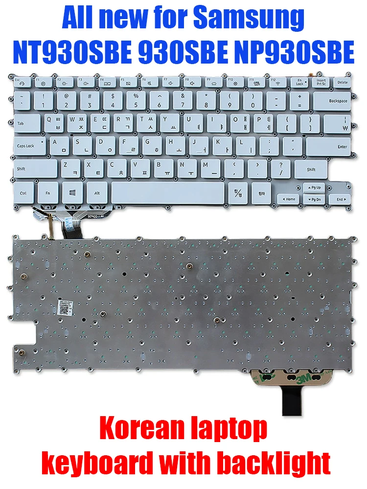 

New for Samsung NT930SBE 930SBE NP930SBE Korean Notebook Computer Keyboard with Backlight