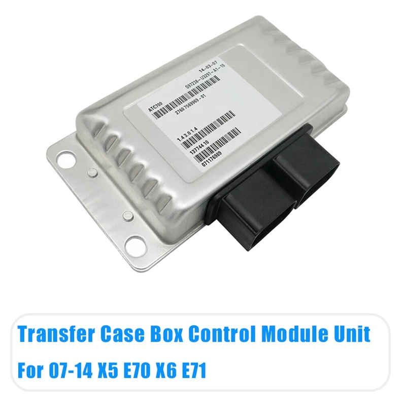 

HOT-For -BMW 07-14 X5 E70 X6 E71 Transfer Case Box Control Module Unit 27607569969 27607605031