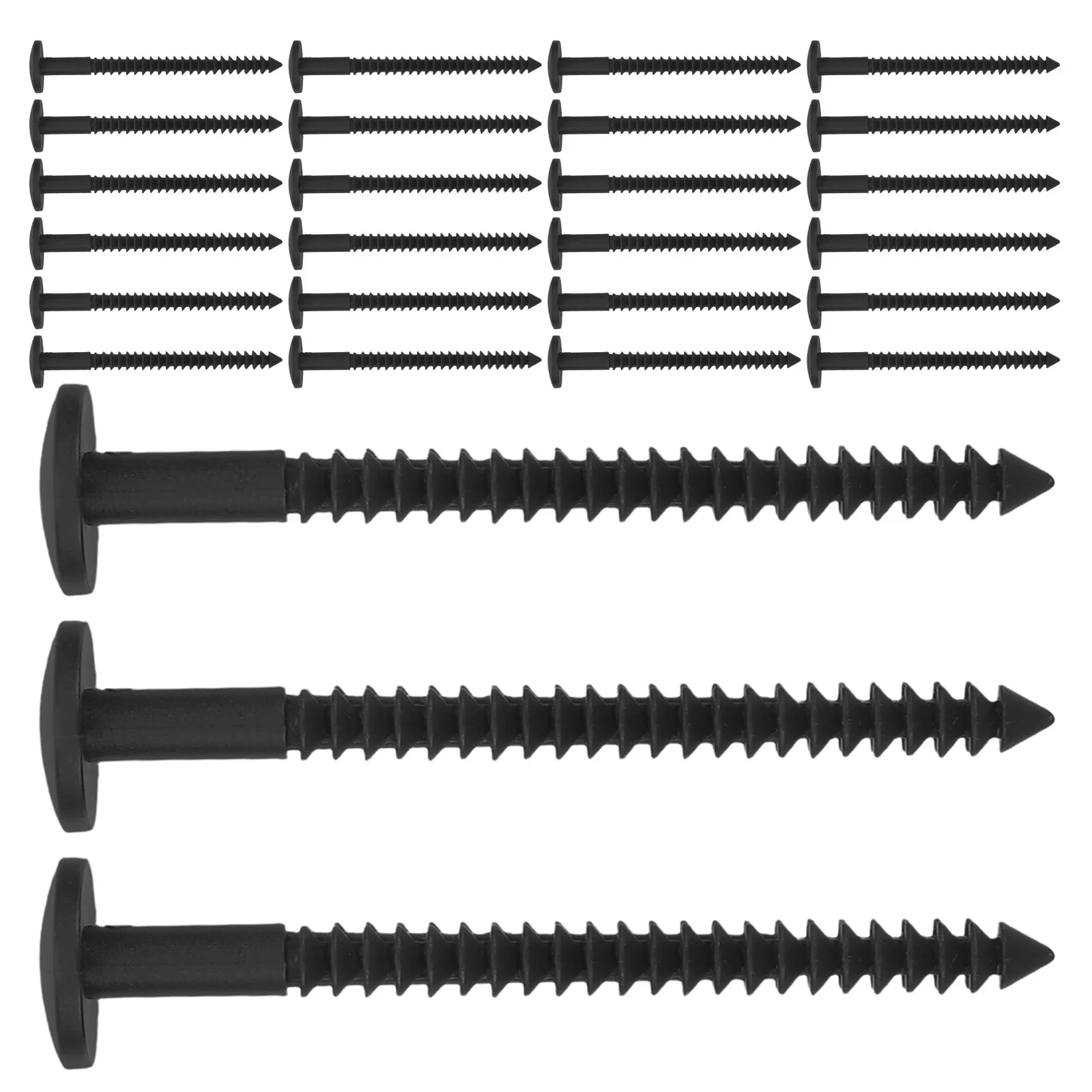 60Pcs Vinyl Window Screen Repair Supplies Plastic Shutter Pins Plantation Louvers Replacement Shutter Fasteners Kit