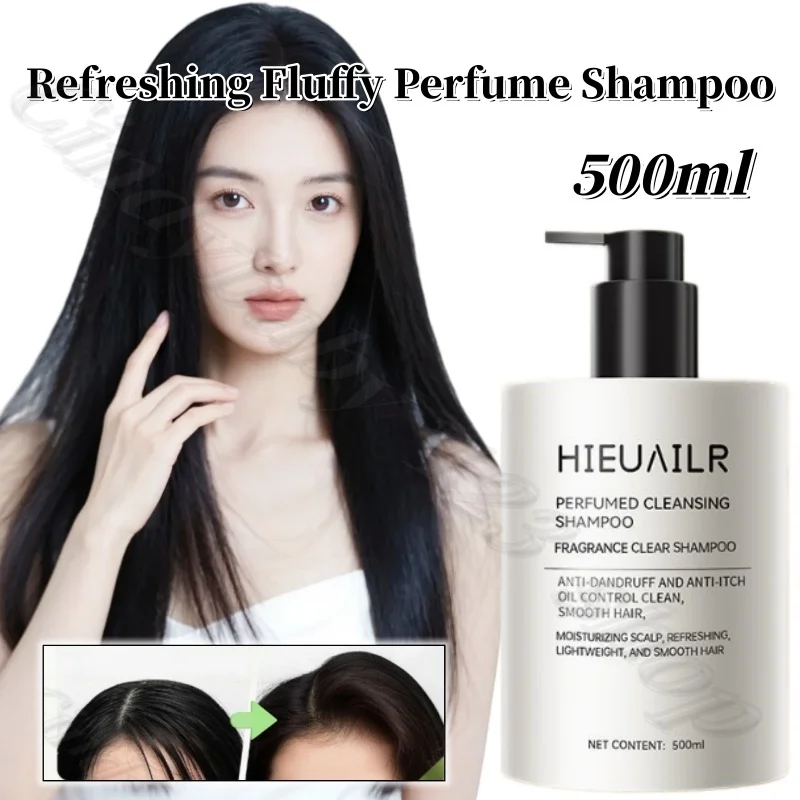 Refreshing and Fluffy Perfume Shampoo Oil Control Mite Removal, Antipruritic Exfoliation and Improvement of Dry Flat Collapse